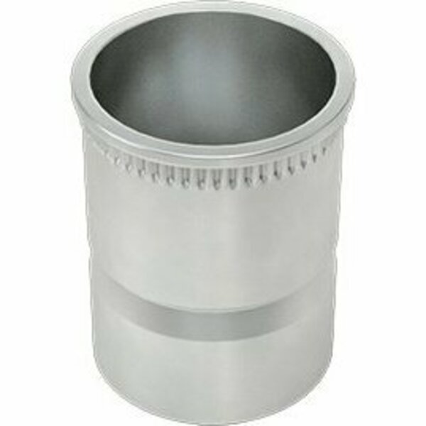 Bsc Preferred Low-Profile Rivet Nut Tin-Zinc-Plated Steel 12-24 Internal Thread .500 Long, 10PK 98560A567